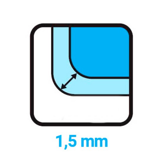 Lata Pastelera Soldada con Bora Gruesa