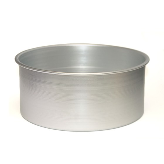 Molde Tarta Cilindro Aluminio Anodizado