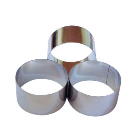 Aro Redondo Inoxidable altura 4,5 cm