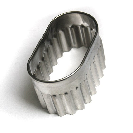 Corta Pastas Rizado Ovalado