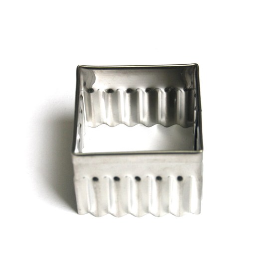 Corta Pastas Rizado Cuadrado